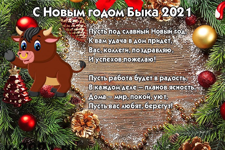 С Новым годом быка 2021!